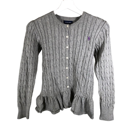 Tyttöjen Polo Ralph Lauren - Neuletakki, koko 164 - 170 - Harmaa ()