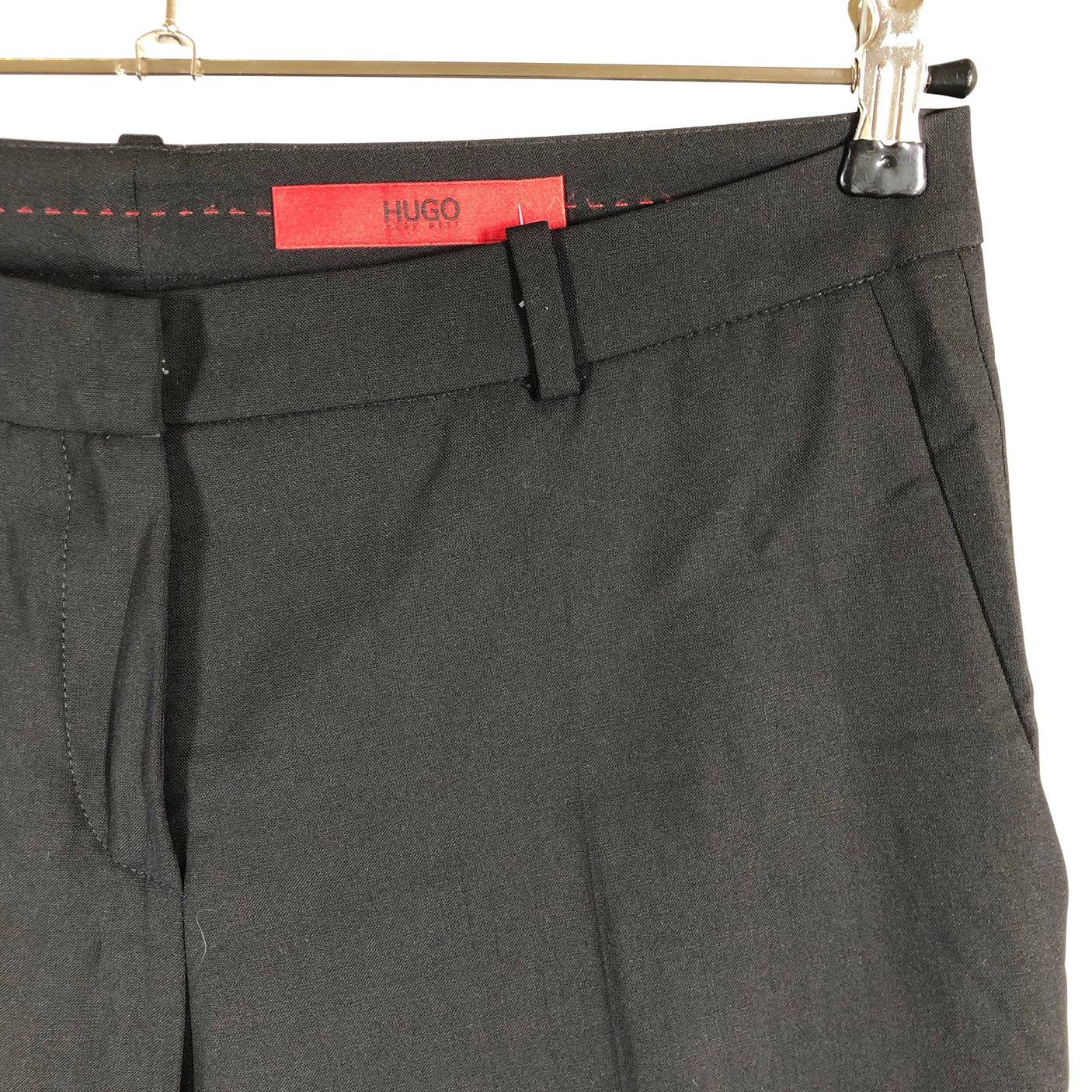 Naisten Hugo Boss - Suorat housut, koko 38 - Musta (3)