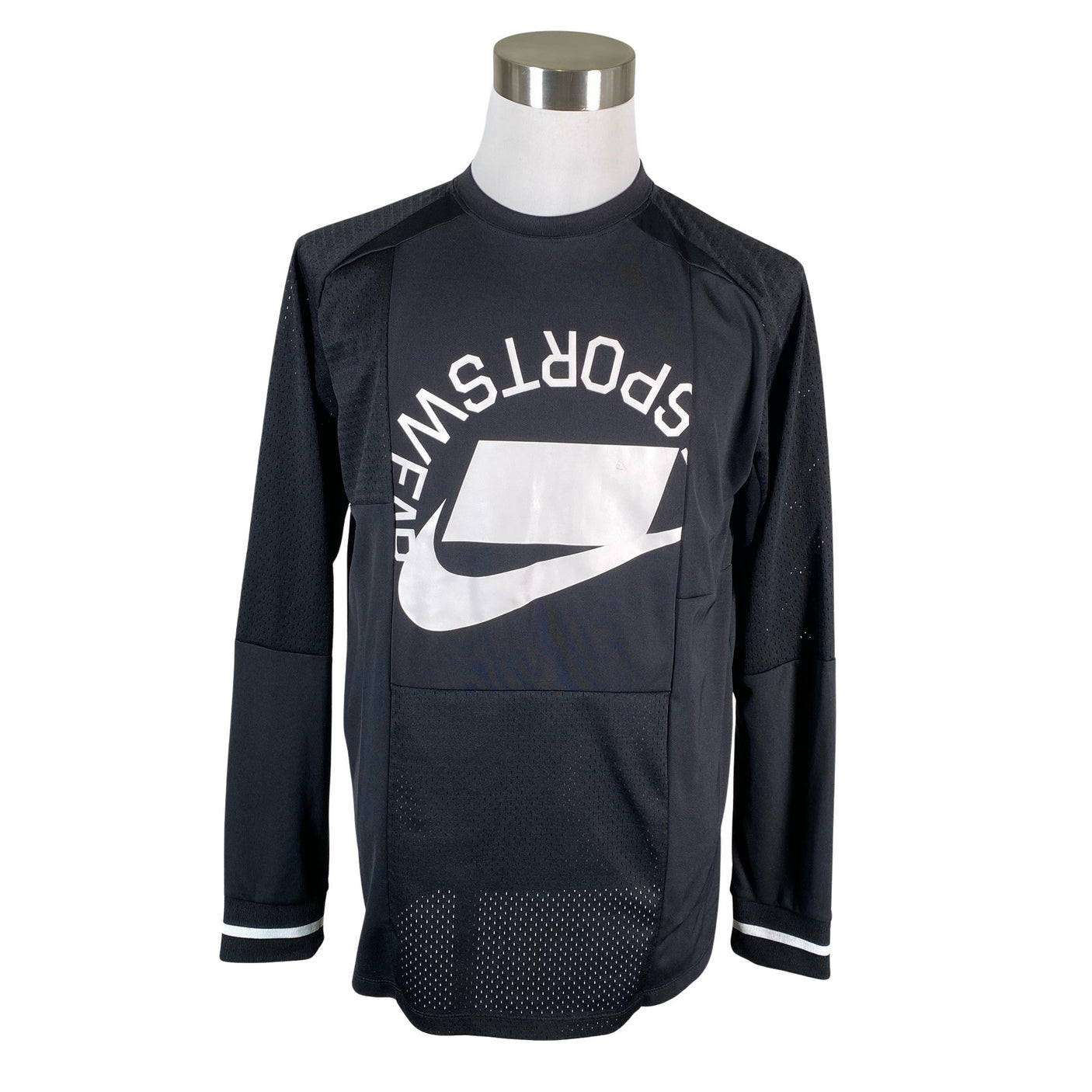 Miesten Nike - Urheilupaita, pitkät hihat, koko M - Musta (1)
