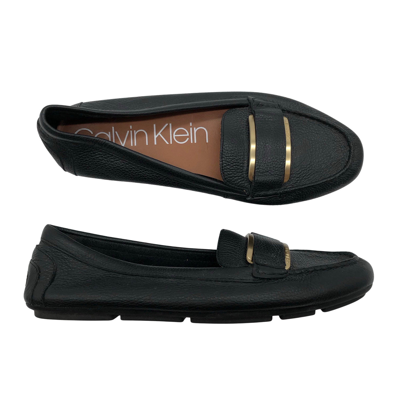 Naisten Calvin Klein - Loaferit, koko 41 - Musta (1)