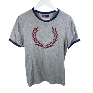 Naisten Fred Perry - T-paita, koko 38 - Harmaa (1)