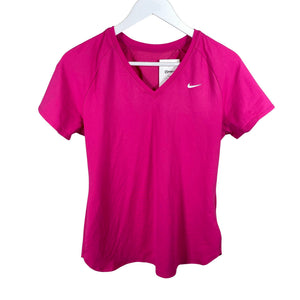 Naisten Nike - Urheilupaita, lyhyet hihat, koko 38 - Pinkki (1)