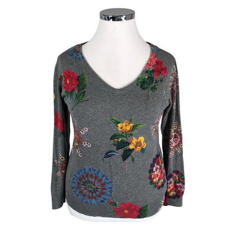Naisten Desigual - Neulepaita, koko 42 - Harmaa ()