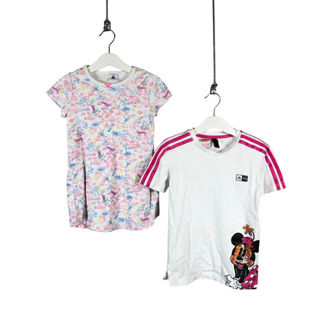 Tyttöjen Adidas - T-paita, koko 98 - 104 - Valkoinen ()