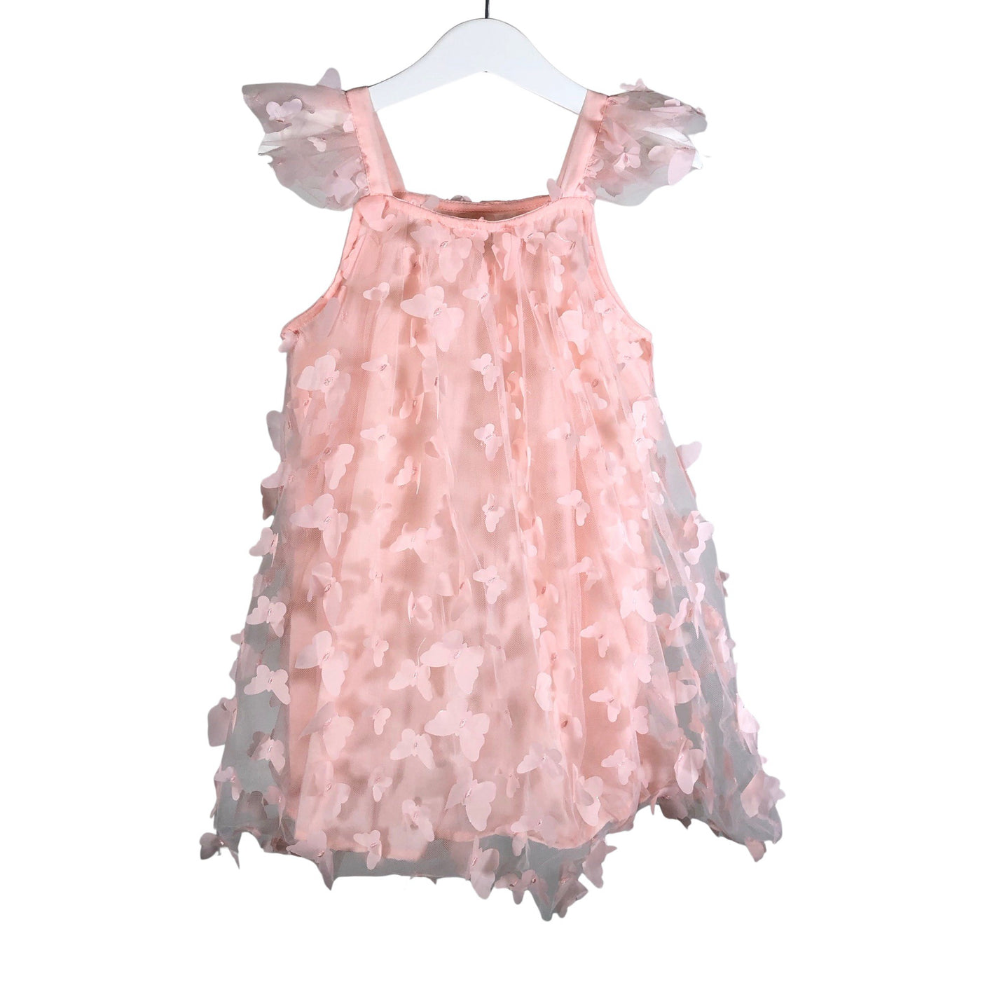 Tyttöjen Dolly By Le Petit Tom - Juhlamekko, koko 104 - 110 - Vaaleanpunainen (1)