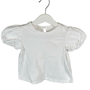 Tyttöjen Next - T-paita, koko 80 - 86 - Valkoinen (1)