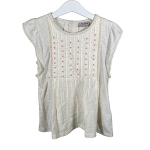 Tyttöjen Next - T-paita, koko 104 - 110 - Beige (1)