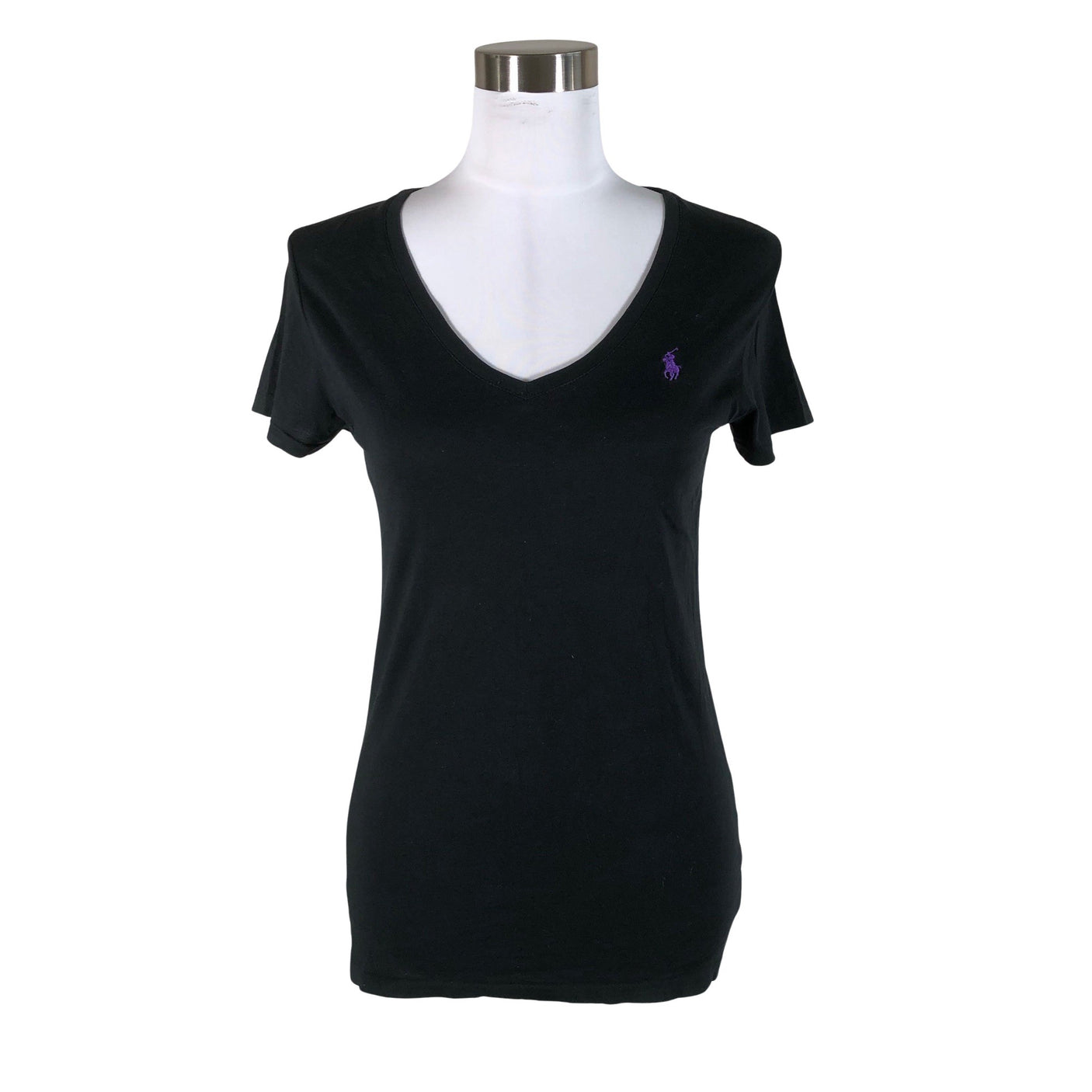 Naisten Ralph Lauren Sport - T-paita, koko 38 - Musta (1)