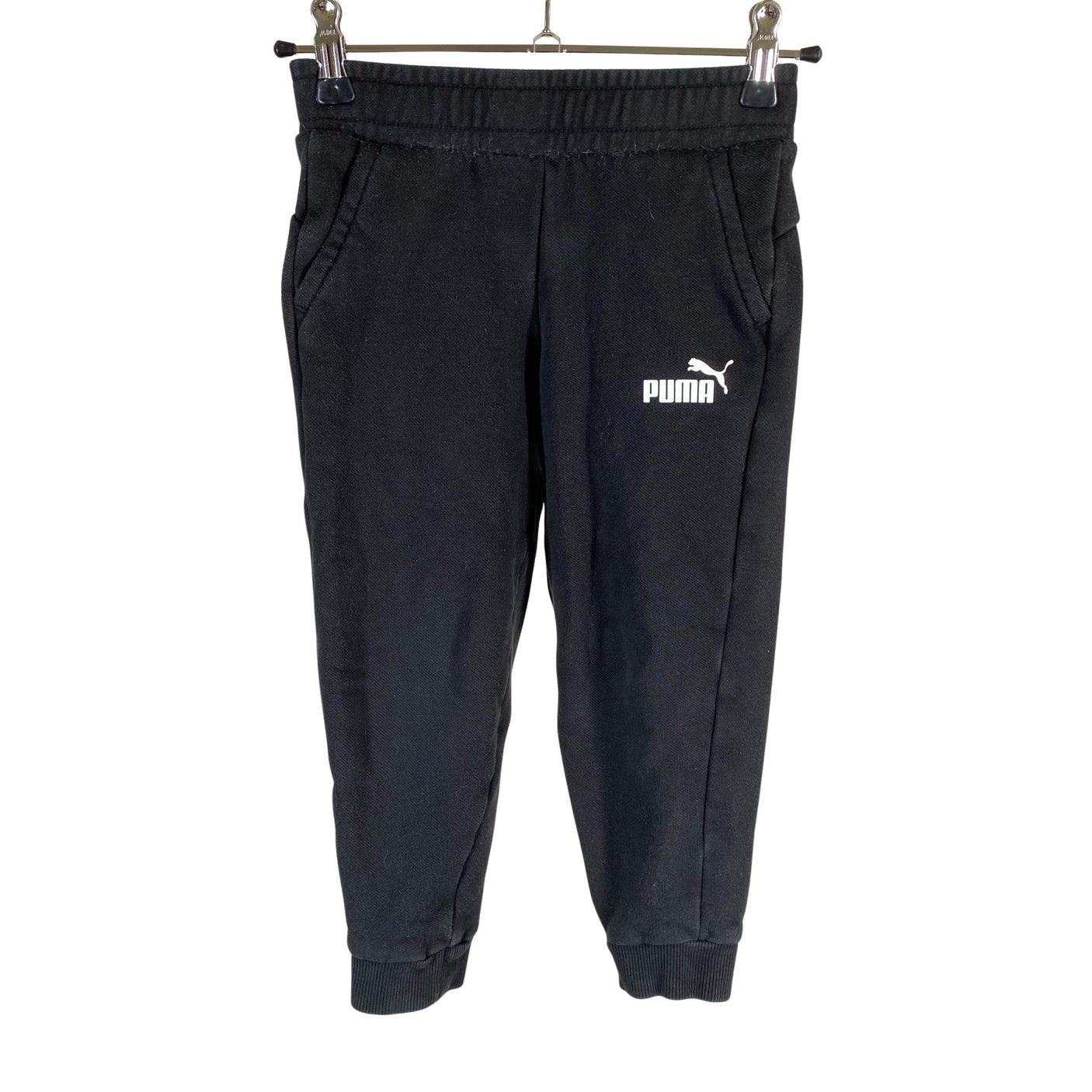 Unisex Puma - Collegehousut, koko 110 - 116 - Musta (1)