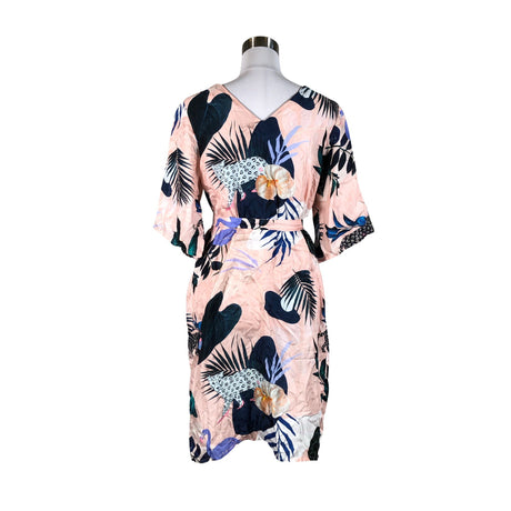 Naisten Uhana Design - Sifonkimekko, koko 34 - Vaaleanpunainen (2)