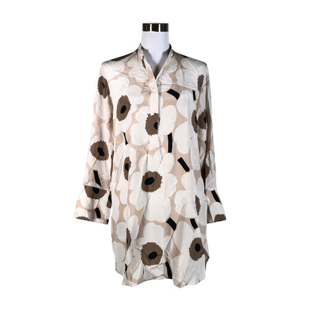 Naisten Marimekko - Sifonkimekko, koko 38 - Beige ()