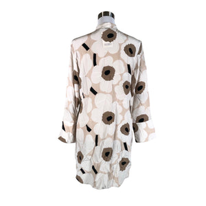 Naisten Marimekko - Sifonkimekko, koko 38 - Beige (2)