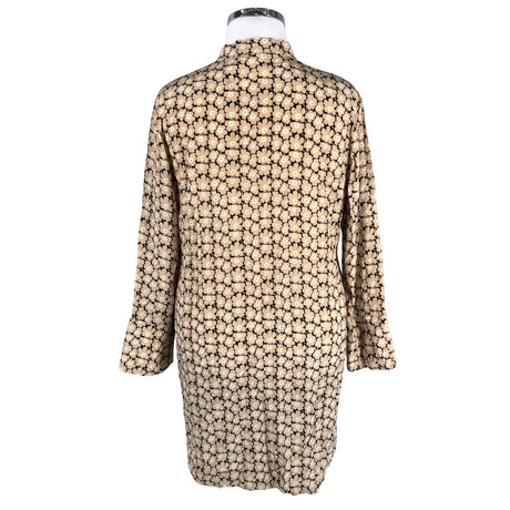 Naisten Marimekko - Sifonkimekko, koko 42 - Beige (2)