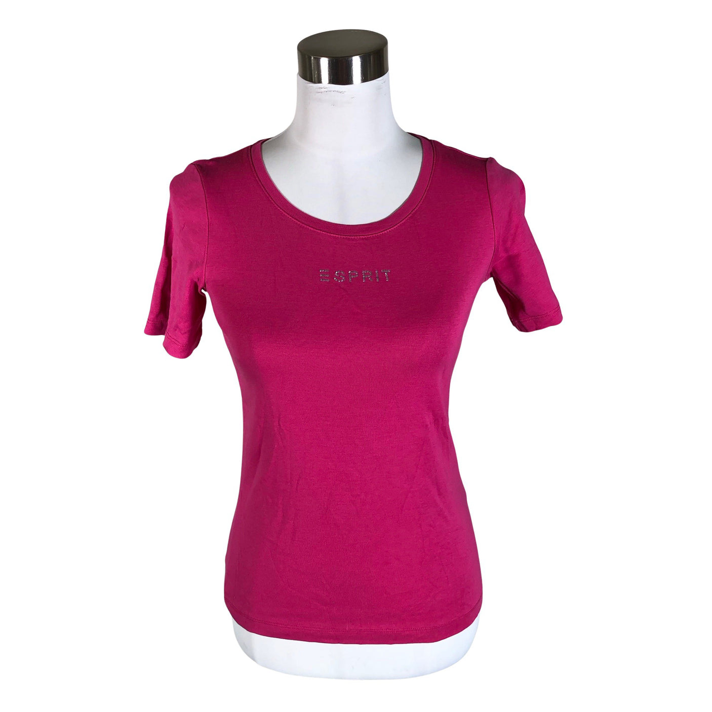 Naisten Esprit - T-paita, koko 36 - Pinkki (1)