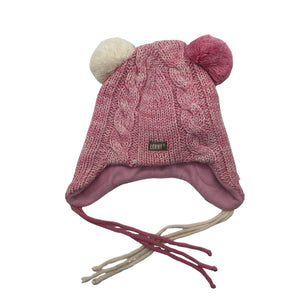 Tyttöjen Lenne - Talvipipo, koko 50 - 52 cm - Vaaleanpunainen (1)