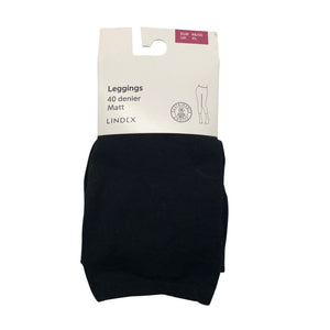 Naisten Lindex - Leggingsit, koko 48 - Musta (1)