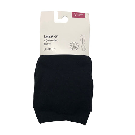 Naisten Lindex - Leggingsit, koko 48 - Musta ()