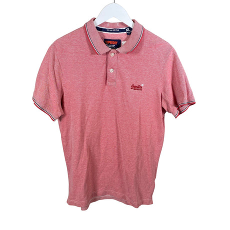 Miesten Superdry - Pikeepaita, koko XL - Punainen ()