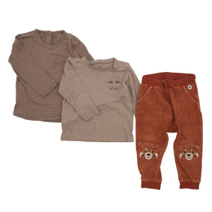 Unisex Lindex - Trikoopaita, koko 74 - 80 - Beige (1)