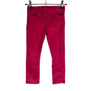 Tyttöjen Jacadi - Samettihousut, koko 104 - 110 - Pinkki (1)