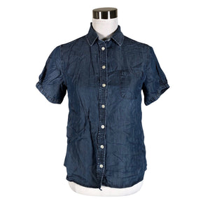 Naisten Boomerang - Lyhythihainen pusero, koko 36 - Sininen (1)