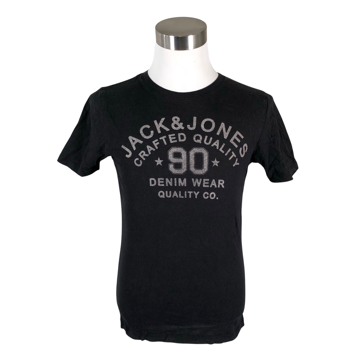 Miesten Jack & Jones - T-paita, koko S - Musta (1)