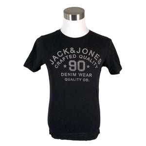 Miesten Jack & Jones - T-paita, koko S - Musta (1)