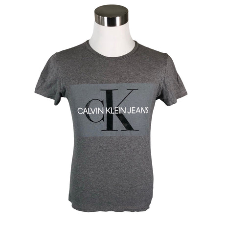 Miesten Calvin Klein Jeans - T-paita, koko S - Harmaa ()