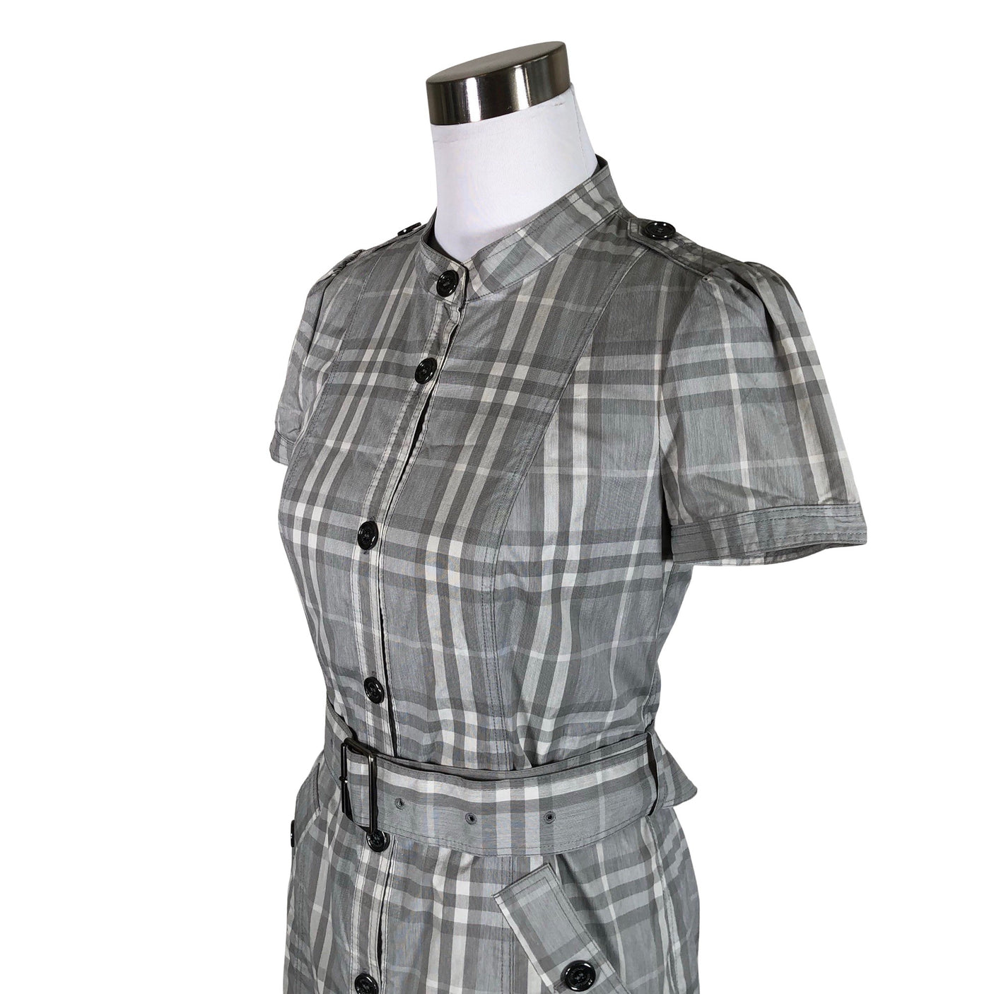 Naisten Burberry Brit - Kangasmekko, koko 36 - Harmaa (3)