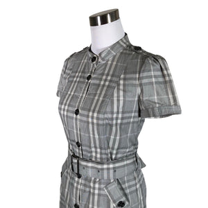Naisten Burberry Brit - Kangasmekko, koko 36 - Harmaa (3)