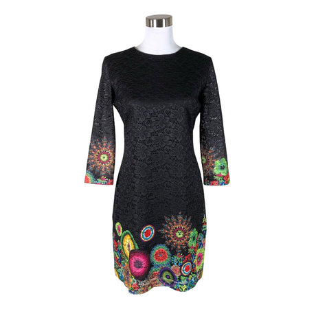 Naisten Desigual - Juhlamekko, koko 40 - Musta ()