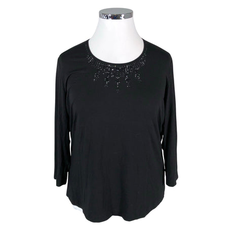 Naisten Gerry Weber - Trikoopaita, koko 44 - Musta ()
