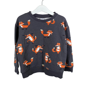 Unisex Lindex - Collegepaita, koko 116 - 122 - Harmaa (1)