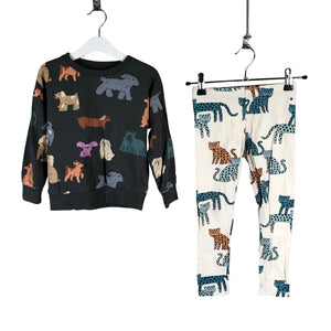 Unisex Lindex - Collegepaita, koko 104 - 110 - Harmaa (1)