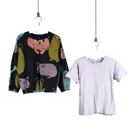 Unisex Lindex - Collegepaita, koko 110 - 116 - Violetti ()