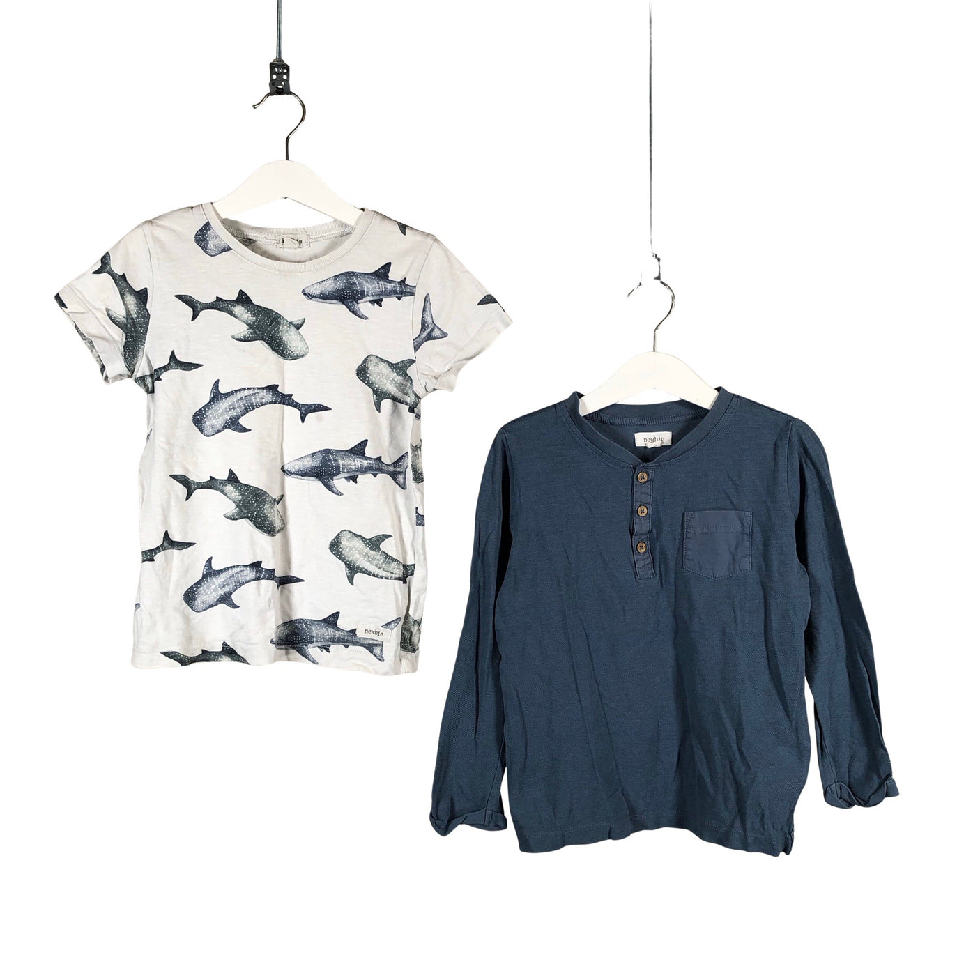 Unisex Newbie - T-paita, koko 110 - 116 - Vaaleansininen (1)