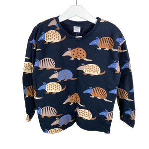 Unisex Lindex - Trikoopaita, koko 116 - 122 - Sininen (1)