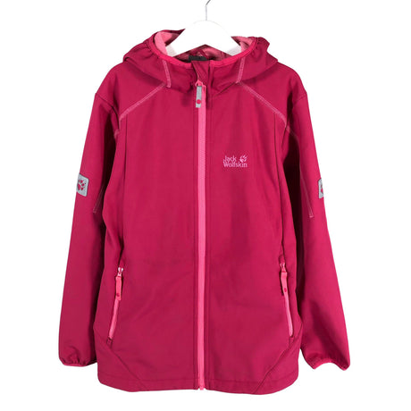Tyttöjen Jack Wolfskin - Softshell-takki, koko 146 - 152 - Pinkki ()