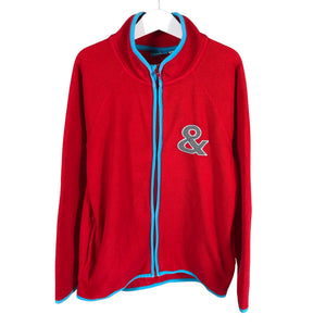 Unisex me&i - Fleecetakki, koko 146 - 152 - Punainen (1)