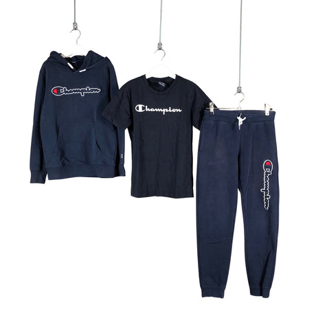 Unisex Champion - Collegeasu, koko 134 - 140 - Sininen ()