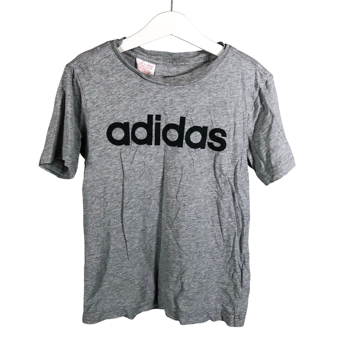 Unisex Adidas - T-paita, koko 134 - 140 - Harmaa (1)