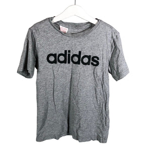 Unisex Adidas - T-paita, koko 134 - 140 - Harmaa (1)