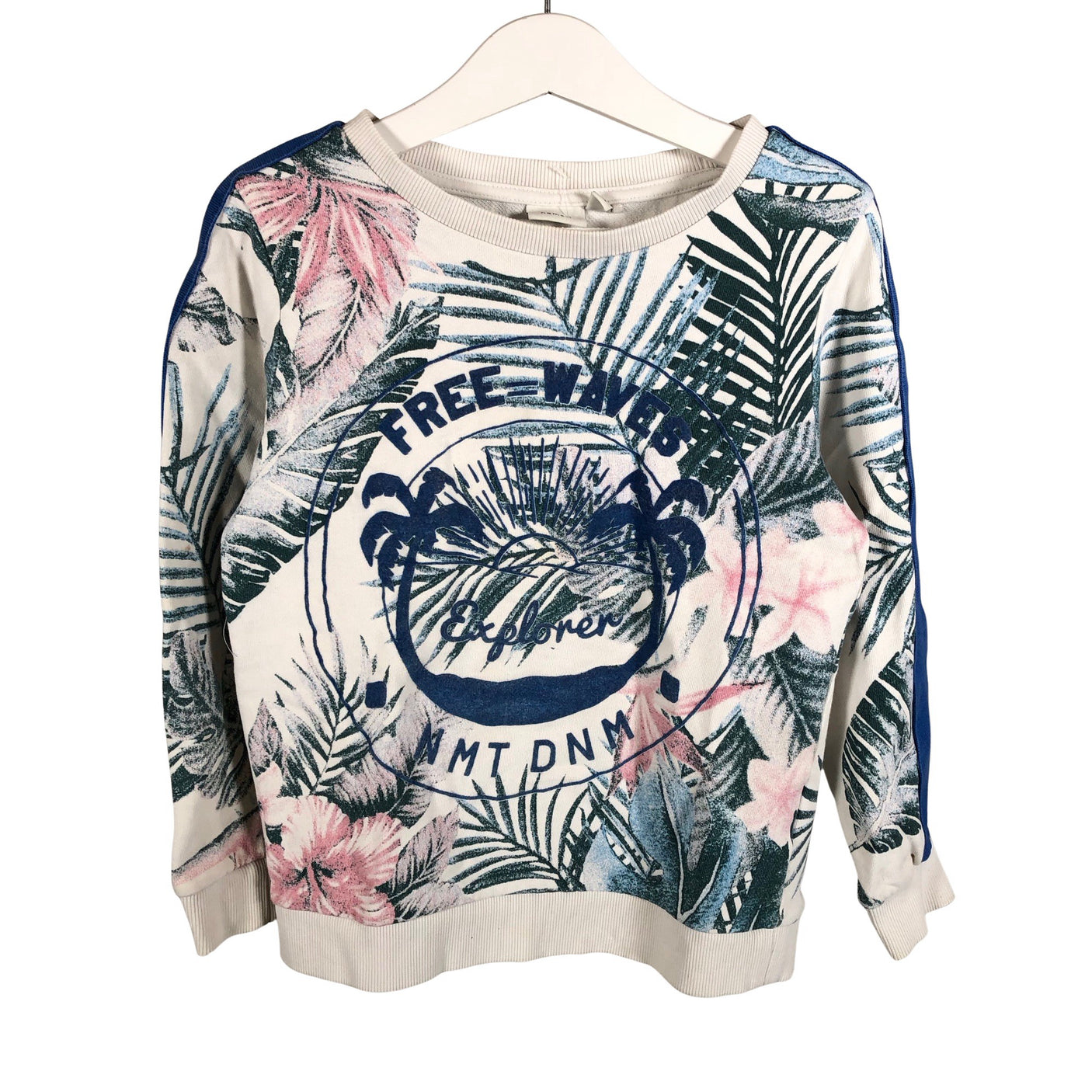 Unisex Name It - Collegepaita, koko 110 - 116 - Valkoinen (1)