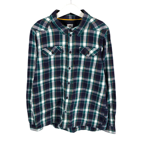 Unisex Polarn O. Pyret - Flanellipaita, koko 146 - 152 - Sininen ()