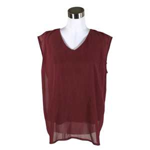 Naisten Capri collection - Toppi, koko 40 - Viininpunainen (1)