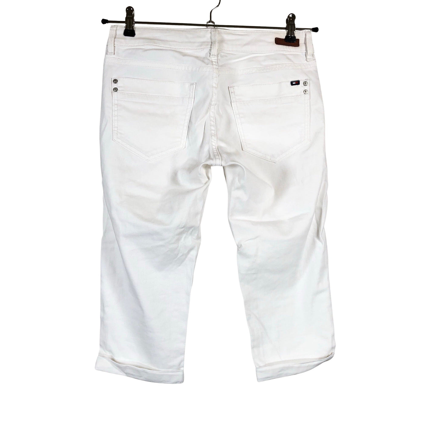 Naisten Tommy Hilfiger - Farkkucaprit, koko W27 - Luonnonvalkoinen (2)