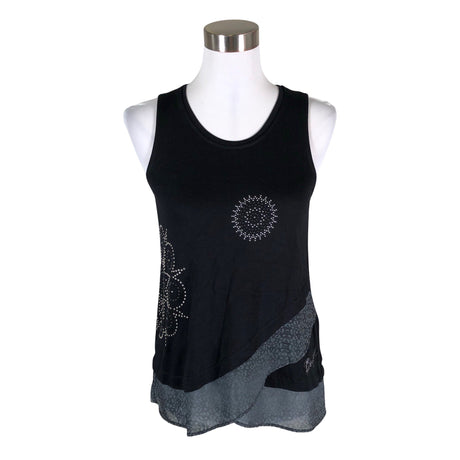 Naisten Desigual - Trikootoppi, koko 36 - Musta ()