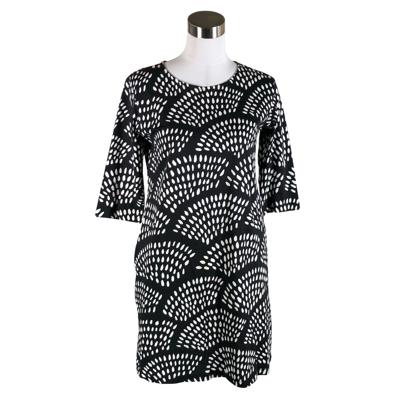 Naisten Marimekko - Trikoomekko, koko 36 - Musta (1)