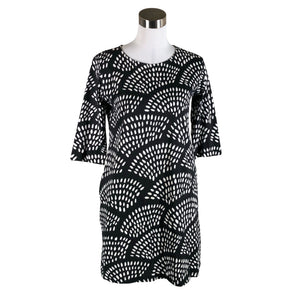 Naisten Marimekko - Trikoomekko, koko 36 - Musta (1)