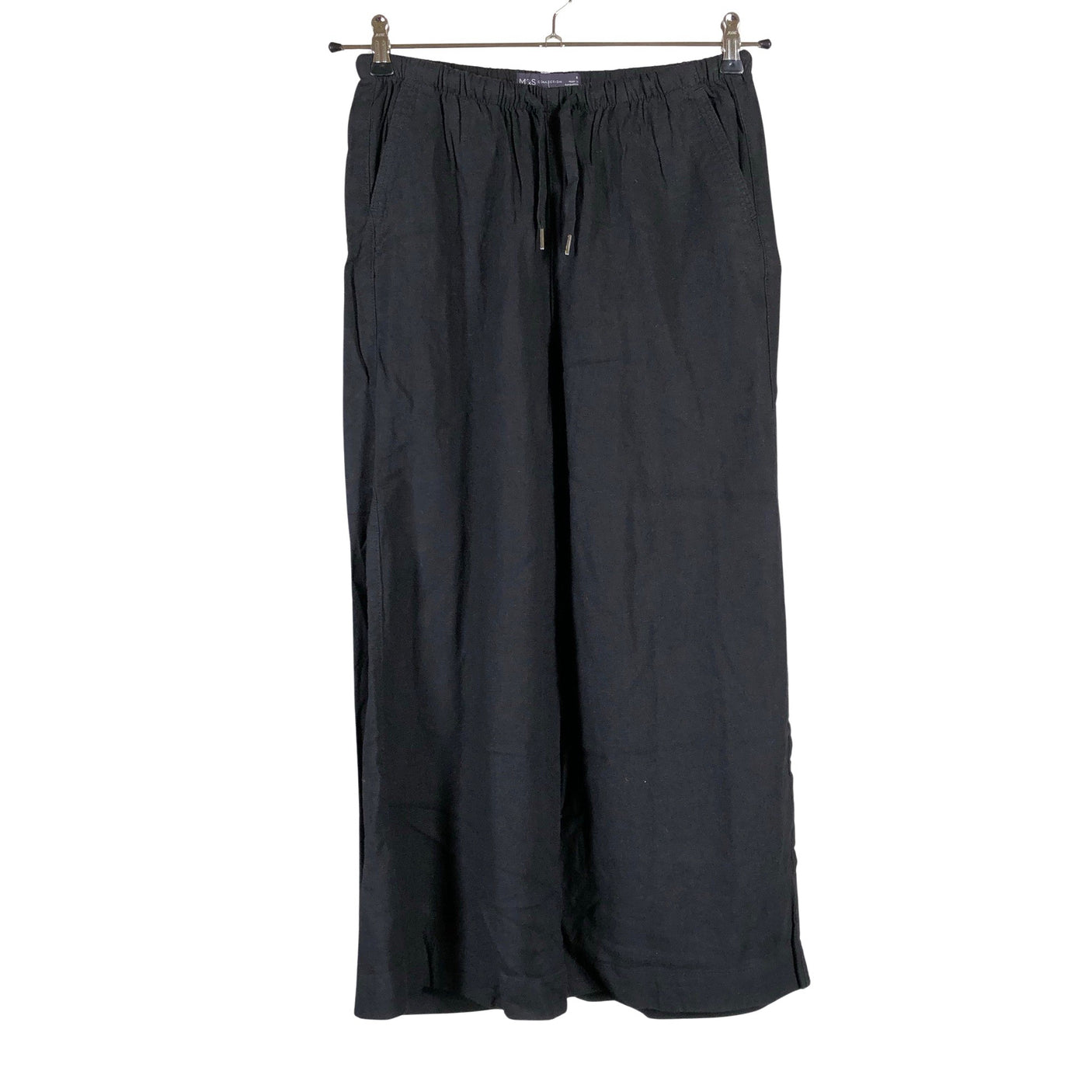 Naisten Marks&Spencer - Kangashousut, koko 36 - Musta (1)